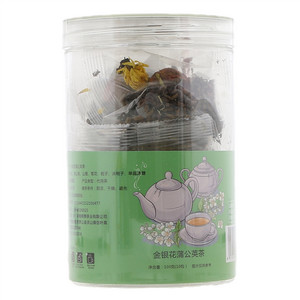 明辉香映金银花蒲公英茶