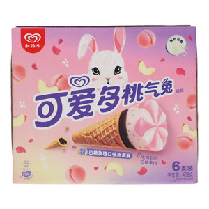 可爱多白桃玫瑰口味冰淇淋
