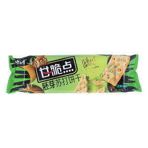 康师傅酥脆甘脆点江南小葱味胚芽苏打饼干