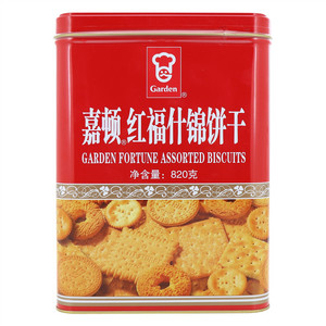 嘉顿红福什锦饼干