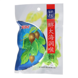 韩世胖大海润喉糖