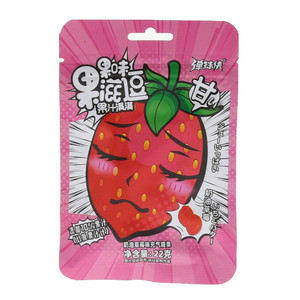 弹珠侠果味果滋逗奶油草莓味充气糖果