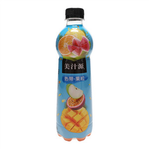美汁源热带果粒热带风味复合果汁饮料