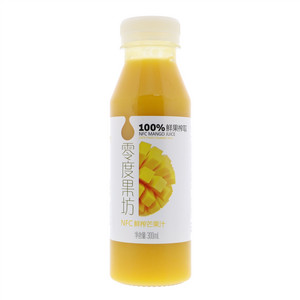 零度果坊 NFC（非浓缩复原）鲜榨芒果汁300ml