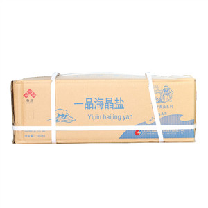 鲁晶牌加碘一品海晶盐箱装（夙沙煮海系列）