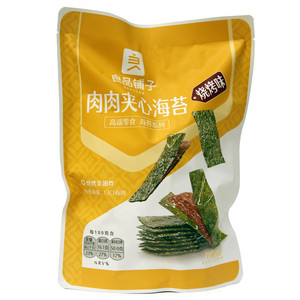 良品铺子烧烤味肉肉夹心海苔