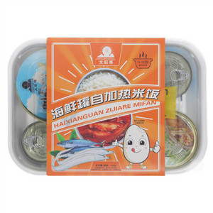 太阳塔海鲜罐自加热米饭