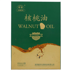 君智100%冷榨精炼工艺核桃油