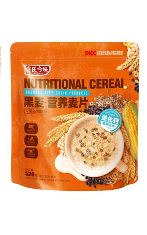 庄氏今味黑麦营养麦片（强化钙）