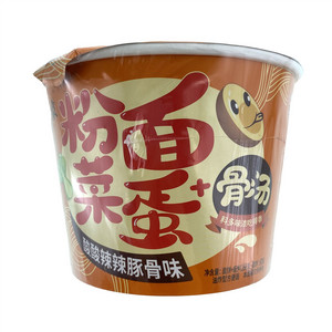 白象酸酸辣辣豚骨味粉面菜蛋+骨汤