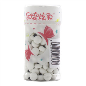 乐焙炫彩瓶装抛光压片小眼睛-白糕点装饰用糖果