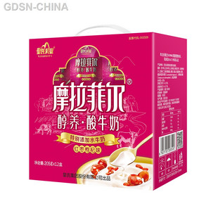 皇氏乳业摩拉菲尔·醇养红枣枸杞味酸牛奶