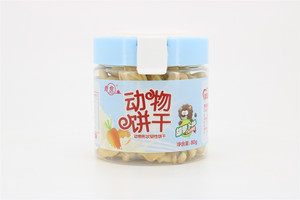 胡萝卜味动物饼干80g