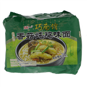 巧面馆香菇炖鸡味面五合一