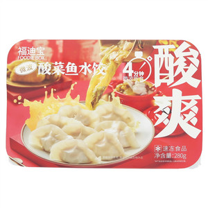 福迪宝微波酸菜鱼水饺（速冻熟制品）