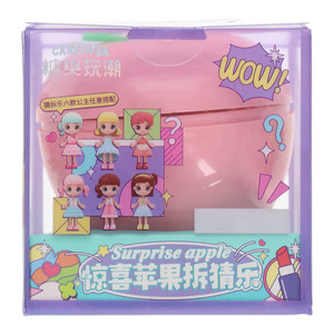 糖乐玩潮惊喜苹果拆猜乐炫彩糖(草莓味、柠檬味、苹果味、蓝莓味、香橙味)