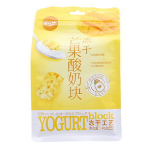 田小花冻干芒果酸奶块