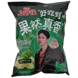 上好佳田园薯片 - 酷爽香菜口味