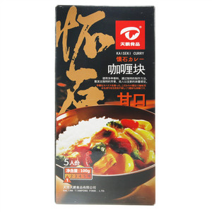 天鹏食品甘口咖喱块