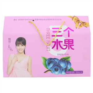 沃尔旺三个水果蓝莓果汁饮料
