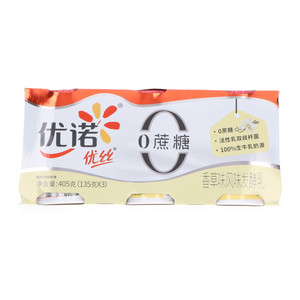 优诺优丝香草味0蔗糖风味发酵乳