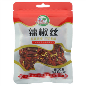 江城鲜味乡辣椒丝25g