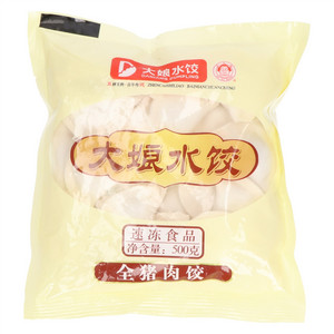大娘水饺全猪肉饺(速冻生制.肉类)
