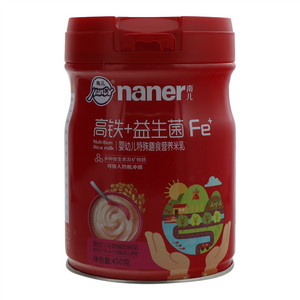 南儿高铁+益生菌婴幼儿特殊膳食营养米乳