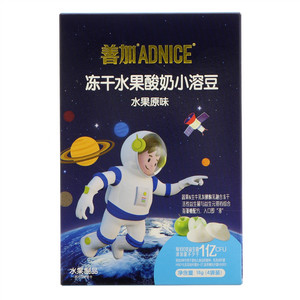 ADNICE善加水果原味冻干水果酸奶小溶豆