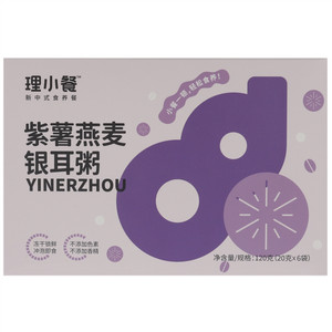 理小餐紫薯燕麦银耳粥