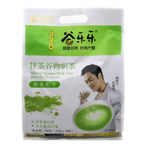 劲家庄谷乐乐抹茶谷物燕麦配方奶茶
