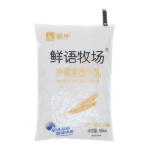 蒙牛冷藏麦香牛乳