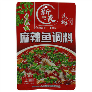 新友青花椒麻辣鱼调料