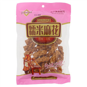 jinsimi小六美食系列糯米麻花