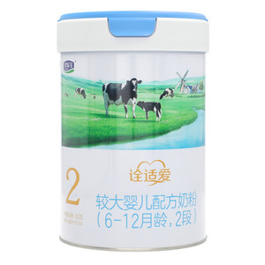 君乐宝诠适爱较大婴儿配方奶粉（6-12月龄，2段）