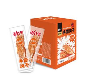 12g盒装手撕肉干香辣味（内袋）
