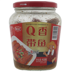 闽星Q香带鱼罐头