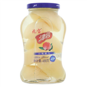 兆宝津尝白桃罐头