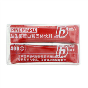 松枫草莓樱桃味益生菌蛋白粉固体饮料