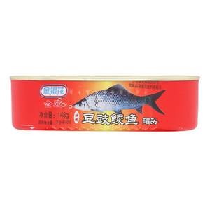 金银花油浸豆豉鲮鱼罐头