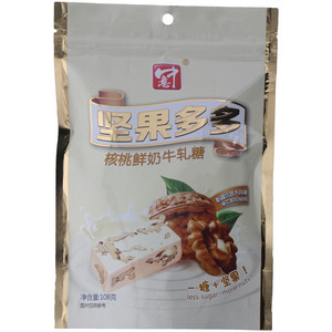 中意坚果多多核桃鲜奶牛轧糖