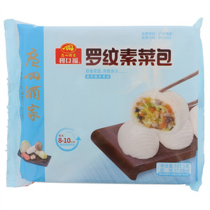 利口福罗纹素菜包