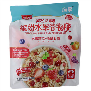 皇麦世家焕早减少糖水果谷物脆