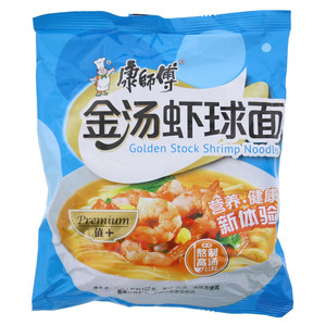 康师傅金汤虾球面