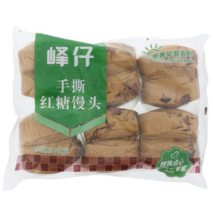 峰仔手撕红糖馒头