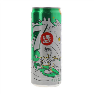 7喜冰爽柠檬味汽水