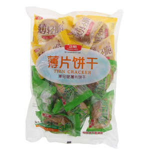 正航香葱鸡汁味/牛肉口味薄轻脆薄片饼干