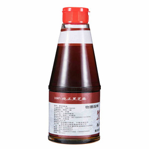 小蜜蜂黑芝麻油