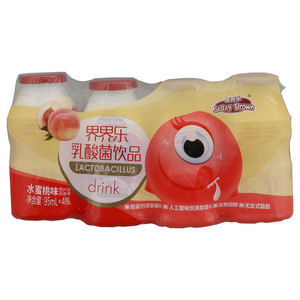 界界乐水蜜桃味乳酸菌饮品