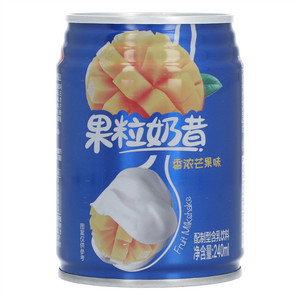 沃尔旺香浓芒果味果粒奶昔